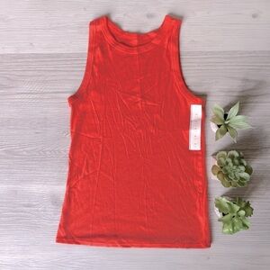A NEW DAY coral crew neck tank top size XL NWT